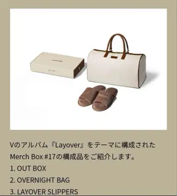 테테 V Merch BOX #17 마켓 박스