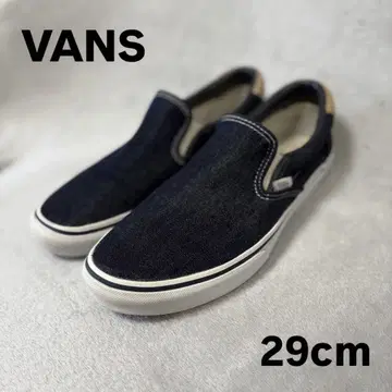 VANS SLIP-ON 스니커즈 남성용 29cm 네이비