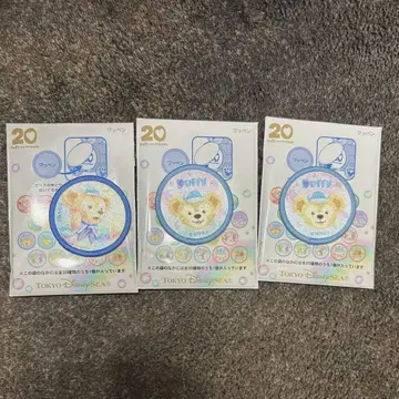 디즈니씨 컬러풀 해피니스 와펜 더피