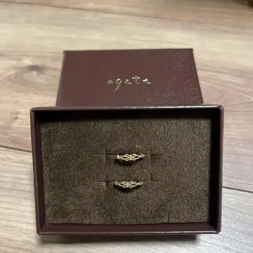 [새상품급] 아가트 K10 후프 귀걸이
