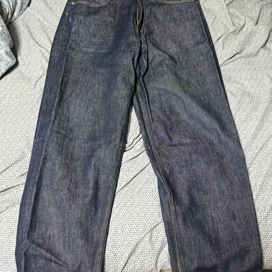 パンツ 25ss AURALEE SELVEDGE LIGHT BELTED PANTS Auralee Selvedge Light Oz Denim Belted Pants Medium Washed