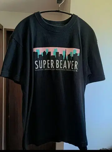 SUPER BEAVER 블랙 T셔츠 L 사이즈