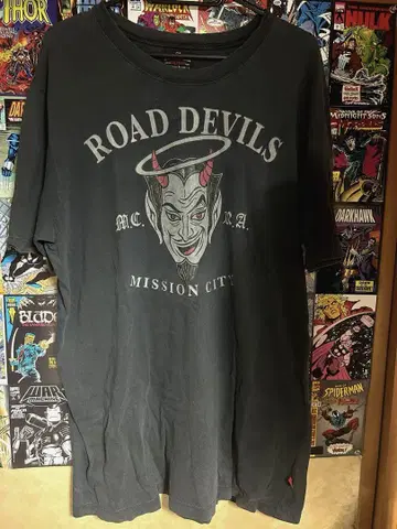 ROAD DEVILS T셔츠 구제 의류