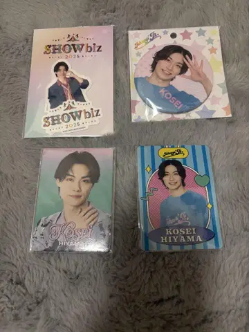 히야마 코세이 카드 스티커 캔뱃지