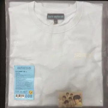 TWS 투어 셔츠 LIGHT BLUE L + 트레이딩 카드