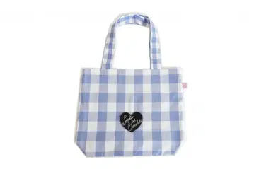 Tote Bag/스카이블루 x 깅엄