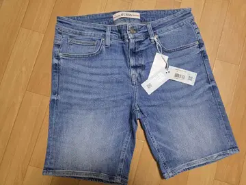 GUESS 데님 숏팬츠 남성용 32인치 택 포함 새상품