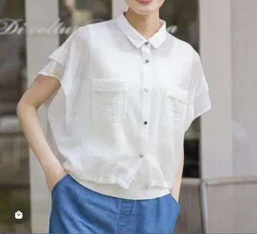 0F533 시어 레이스 절개 풀오버 M~L