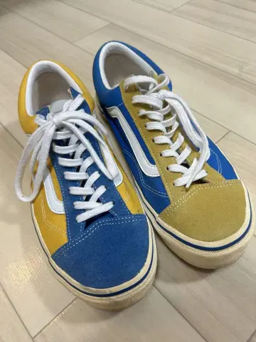 Vans 스니커즈 파랑/노랑 US 9