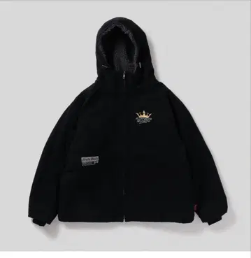 King Logo Hooded Work Jacket