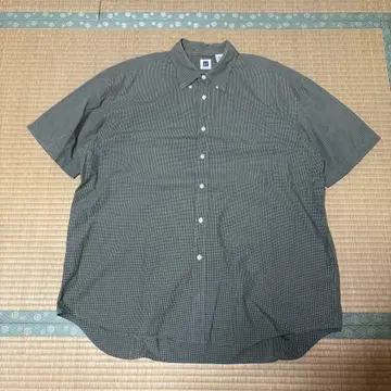 90s 00s GAP 반팔 체크 셔츠 빈티지 Y2K