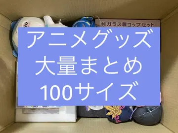 애니메이션 굿즈 논장르 잡화 대량 묶음 판매 100 사이즈 세트
