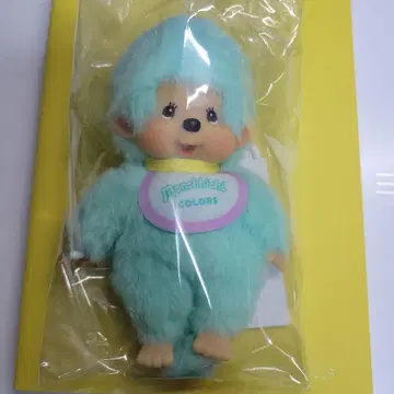 세키구치 몬치치 컬러즈 민트 그린 봉제 인형 키체인 미사용 새상품