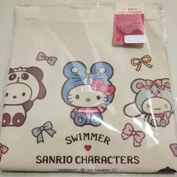 SWIMMER 스위머 산리오 콜라보 토트백 미개봉 새상품