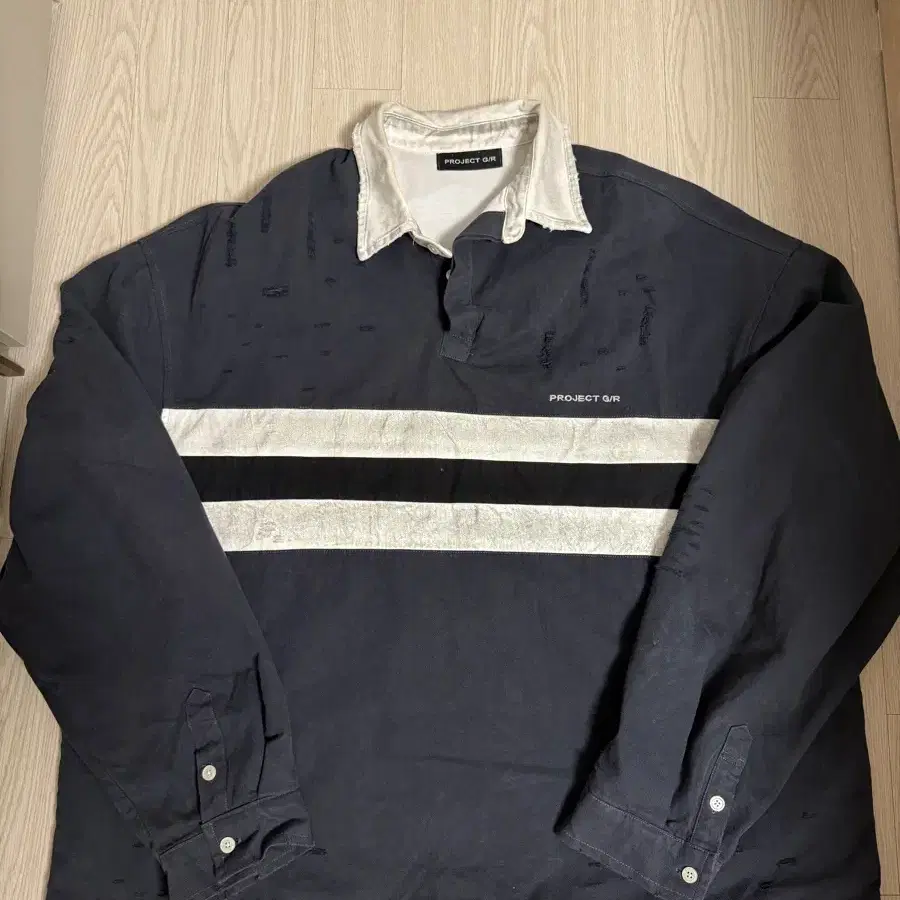 Like New) project gr Trompe-l'oeil Double T-shirt Ivory #그