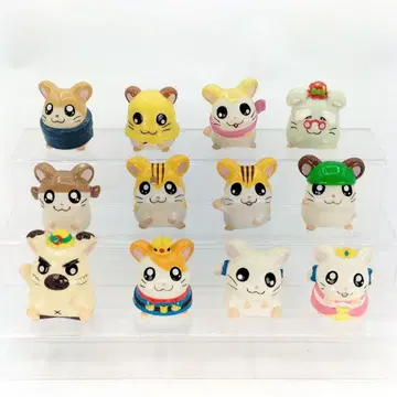 당시 물건 꼬마햄찌 햄짱즈 컬렉션 12체 일괄 피규어
