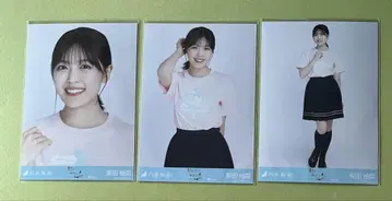 노기자카46 브로마이드 시바타 유나 카가와 라이브 T셔츠 3종 컴프