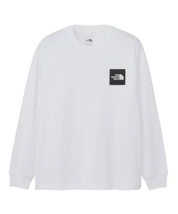 THE NORTH FACE 롱 슬리브 스퀘어 로고 티 L