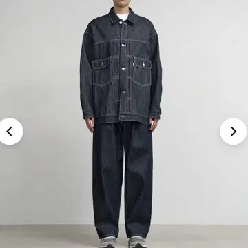 Selvage 데님 재킷 INDIGO RIGID 사이즈 1