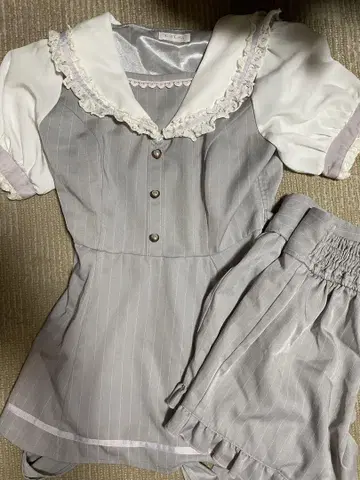 리즈리사 세일러 카라 셋업 반팔