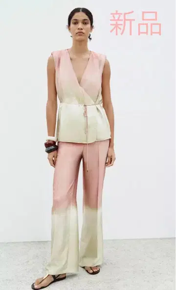 택 포함 새 상품! ZARA 자라*타이다이 프린트 팬츠 M