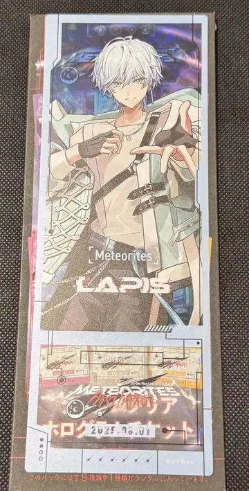 메테오라 무도관 굿즈 랜덤 클리어 홀로그램 티켓 Lapis 라피스
