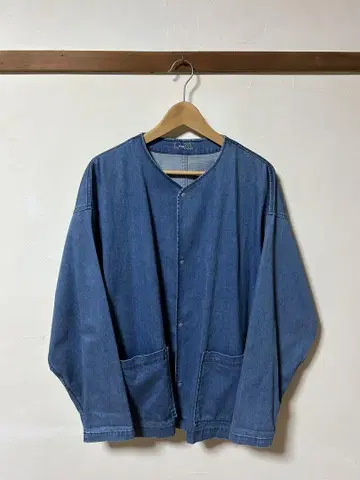 MUJILabo 데님 셔츠 자켓