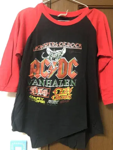 AC/DC 몬스터즈 오브 락 티셔츠 M 사이즈 빈티지 락