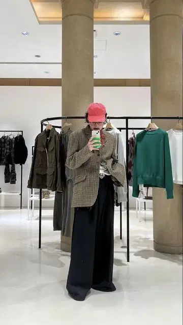 sulvam 23SS 하이웨스트 배기 슬랙스