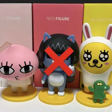 카카오프렌즈 2종 피규어 세트