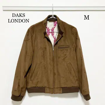 0220 DAKS LONDON E1 블루종 M 사이즈 스웨이드