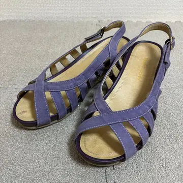 [새상품급] 허시파피 웨지솔 샌들 24cm