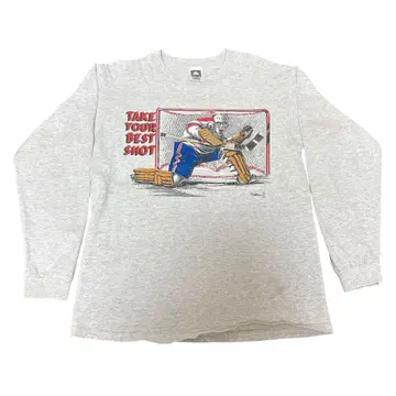 구제 의류 90s long tee gray M