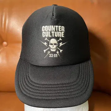 레어 COUNTER CULTURE 메쉬 캡 해골 3301