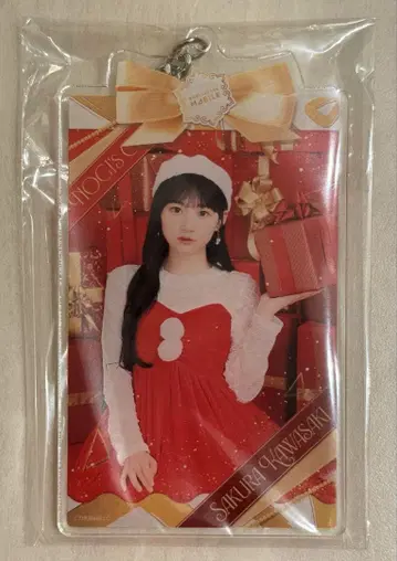 카와사키 사쿠라 선물 모양 아크릴 키링