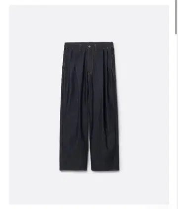 2TUCK WIDE DENIM PANTS [ RIGID INDIGO ]