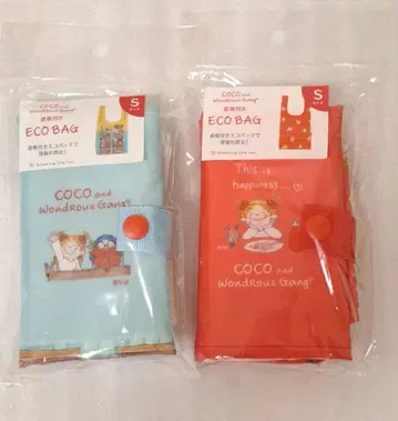 COCO and Wondrous Gang 에코백 S 사이즈 2개 세트