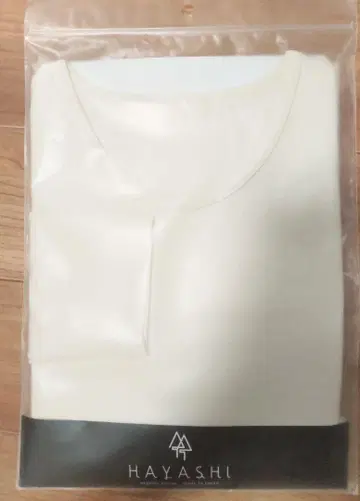오가닉 코튼 100 긴팔 T셔츠 하야시니트