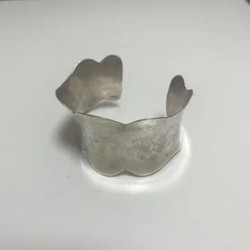 Silver 925 botanical motif bangle