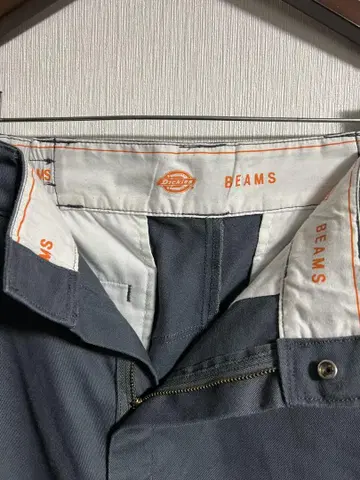 BEAMS Dickies 하프 팬츠 네이비 L