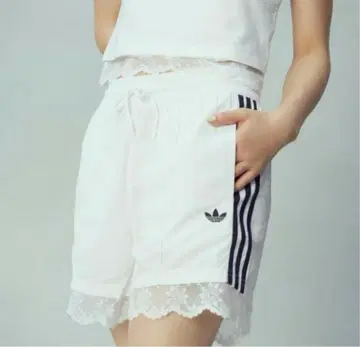 adidas 레이스 트리밍 쓰리 스트라이프 팬츠 아디다스