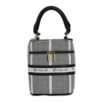 Herlipto Jacquard Vanity Bag 실버 하리프