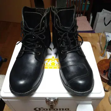 부츠 바이크용 26.5 WILD WING 천연 가죽 블랙