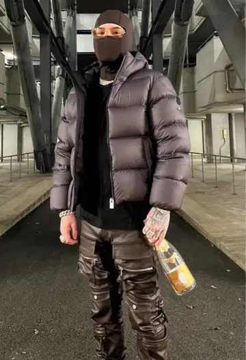 멜빈스 가죽 팬츠 플레어 멜빈스st