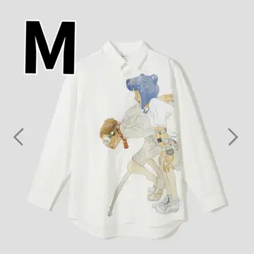 [ M ] 그라니프 마쓰모토 다이요 고양이 루즈핏 셔츠
