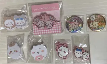 세트 치이카와 피타코트 클립 캔뱃지 러버 마스코트