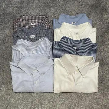 UNIQLO 셔츠 8착 세트
