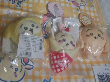 치이카와 산리오 폼폼푸딩&크레이프 복권&처진 귀 토끼 마스코트