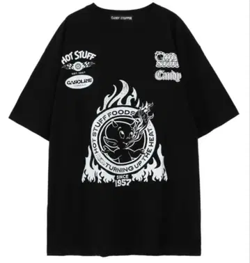 Candy Stripper x HOT STUFF 콜라보 사이즈 2 블랙