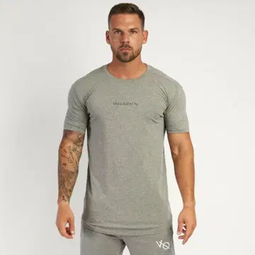 Vanquish Core Grey Short Sleeved T Shirt